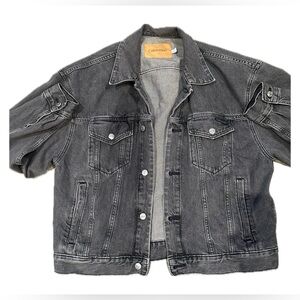Calvin Klein Men's Charcoal Denim Jacket